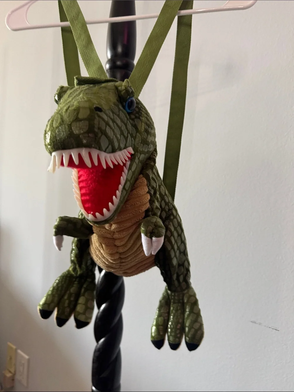 Green Dinosaur Plush Crossbody Bag - Pets Reptile Accessory